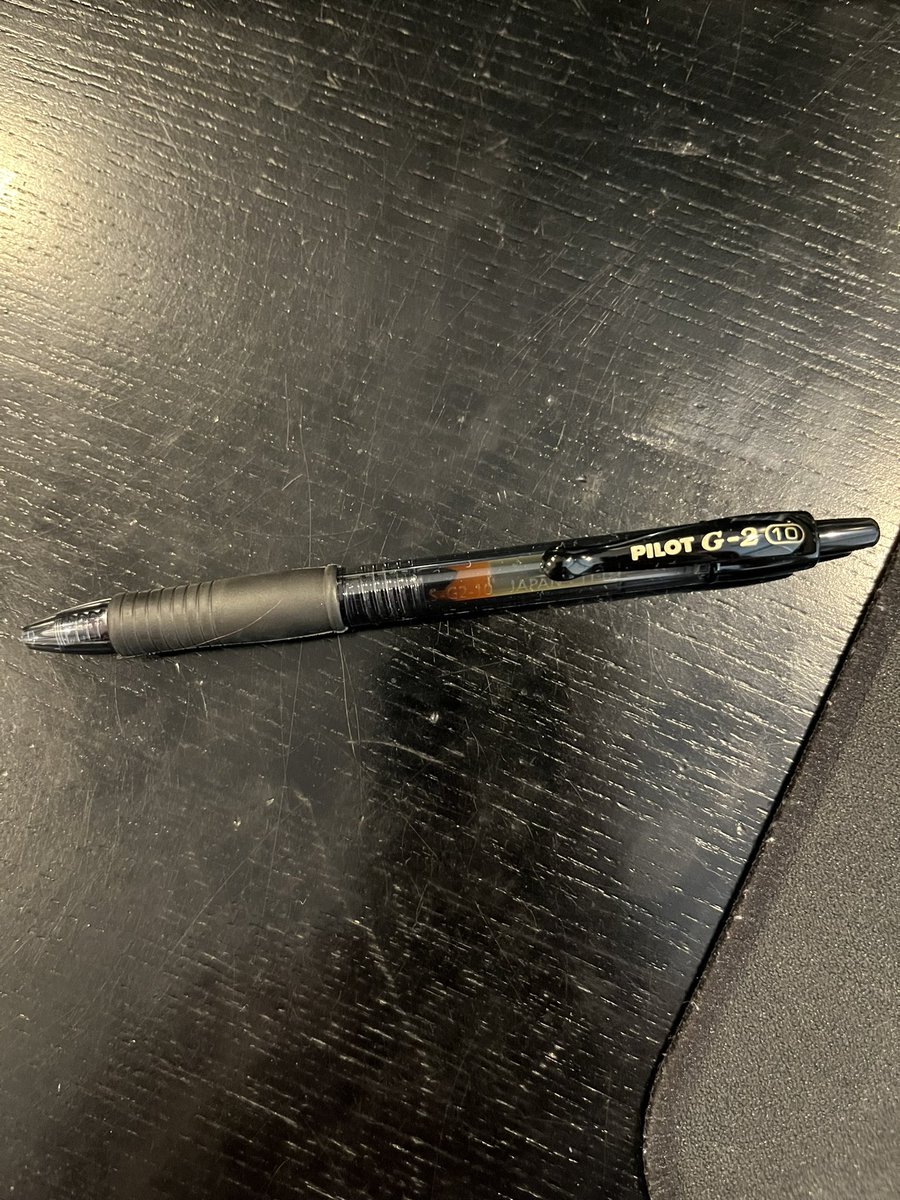 Look, I’m not in charge of professional ethics but o do think you should lose your law license if you don’t use this brand of gel pen #lawtwitter