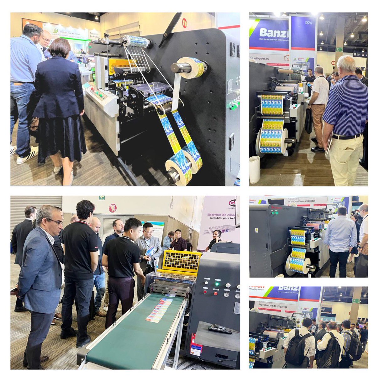 Labelexpo Mexico 2023 Day 1. ✅ 
Brotech's booth frequently attracted people to stop by.Let us share with you some of today's highlights.

Come and meet us at Stand #D24, and tomorrow will be even more interesting! 

#Brotech #Digitalprinting #labelfinishing #LABELEXPOMEXICO2023