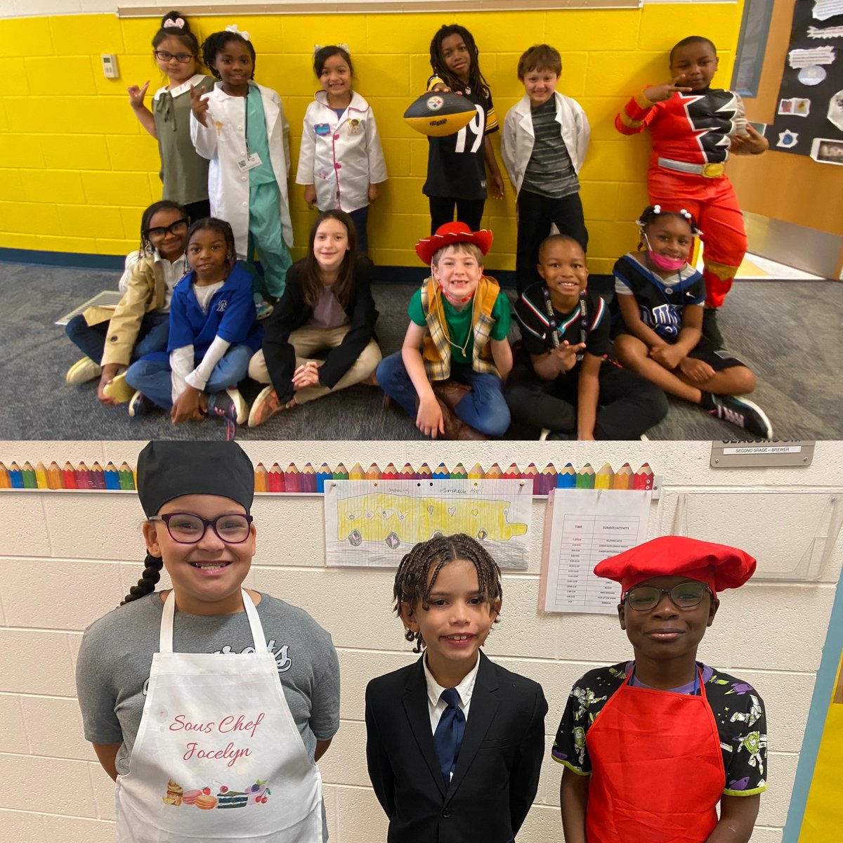 ReedyForkEle's tweet photo. Reedy Fork career day! Students dressed in career uniforms and learned about several careers from special guests! @PrinJLindsay @DrAngelaDraper @vFowlerRocks10 https://t.co/KITIWmeAXl
