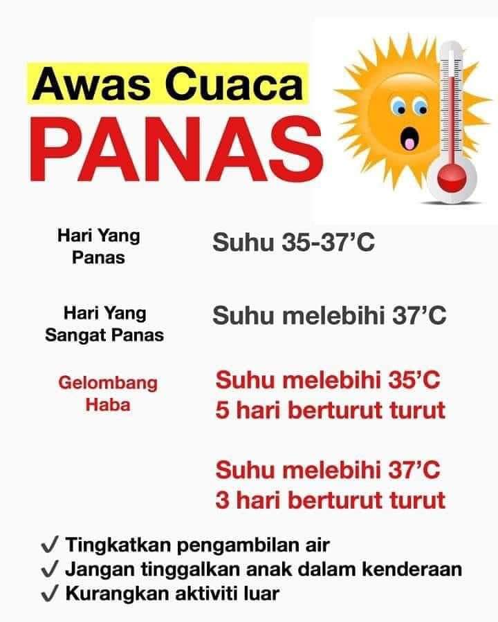 health_malaysia's tweet photo. Jangan ambil mudah jika anak anda mengadu sakit kepala selepas bermain di taman. Muka si anak merah², tangan kesejukan, rasa pening nak muntah. Ini mungkin tanda dia mengalami heat strok yang sangat bahaya kepada nyawa. 

Terkini kita dikejutkan dengan tragedi keluarga..

Thread. https://t.co/xcVmlPpi8a