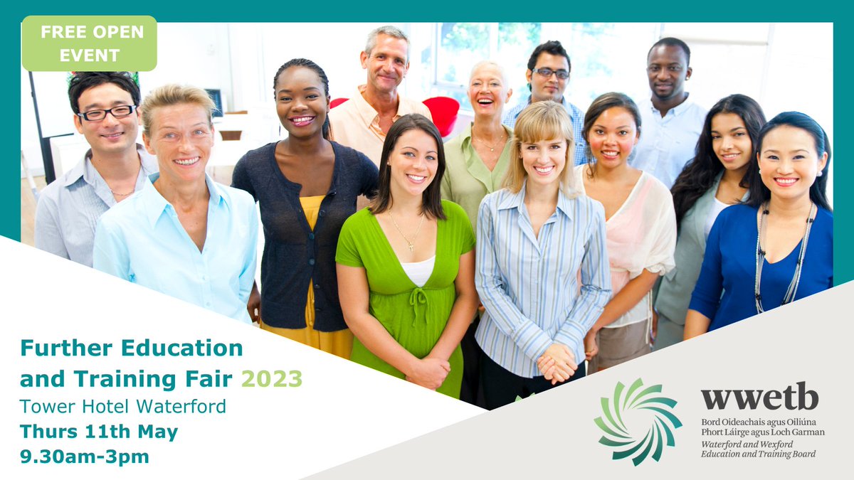 WWETB (@wwetbofficial) on Twitter photo 📢Save the date for our #WWETB #FETFair coming up on the 11th May <a href="/TowerHotel/">Tower Hotel Waterford</a>. For info on full time/part time courses, apprenticeships and traineeships contact us on 📲058 48228 (Waterford city) or 051 302287 (Waterford county) or 📧courses@wwetb.ie #WWETBFETFair #freeevent 📢Save the date for our #WWETB #FETFair coming up on the 11th May <a href="/TowerHotel/">Tower Hotel Waterford</a>. For info on full time/part time courses, apprenticeships and traineeships contact us on 📲058 48228 (Waterford city) or 051 302287 (Waterford county) or 📧courses@wwetb.ie #WWETBFETFair #freeevent