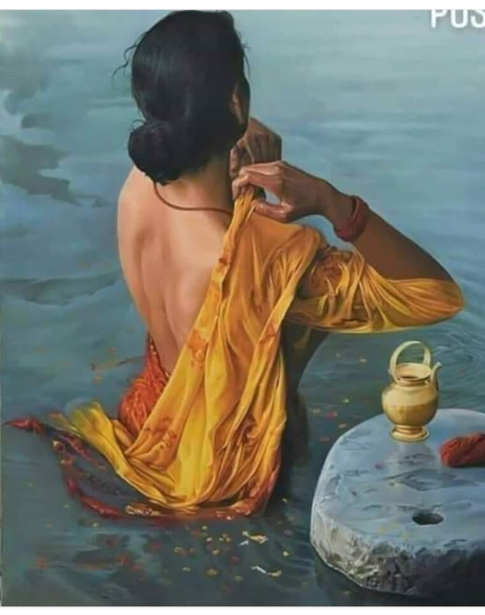 brind_kumar's tweet photo. एक विधवा बहू ने अपनी सास को बताया कि, वह तीन माह के गर्भ से है परिवार में हंगामा मच गया, समाज में भूचाल आ गया, लोगों ने पंचायत जुटाई और उस बहू से बच्चे के बाप का नाम जानना चाहा, भरी पंचायत में बहु ने बताया कि, तीन माह पूर्व मैं प्रयागराज, त्रिवेणी संगम स्नान करने गई थी, स्नान के समय मैंने गंगा का आहवान करते हुए तीन बार गंगा जल पी लिया था हो सकता है, उसी समय किसी ऋषि महात्मा, महापुरुष का गंगा में वीर्य अस्खलन हो गया और वो आहवान के साथ मैं पी गयी, उसी से मैं गर्भवती हो गई।

सरपंच जी ने कहा, यह असंभव है, ऐसा कभी हो नहीं ��कता कि, किसी के वीर्य पी लेने से कोई गर्भवती हो जाय, उस महिला ने सरपंच को जवाब दिया और कहा, हमारे धर्म ग्रंथों में यही बात तो दिखाई गई है कि, विभँडक ऋषि के वीर्य स्खलन हो जाने से श्रृंगी ऋषि पैदा हुए,
हनुमान जी का पसीना मछली ने पी लिया, वह गर्भवती हुई और मकरध्वज पैदा हुए, सूर्य के आशीर्वाद से कुंती गर्भवती हो गई और कर्ण पैदा हुए, मछली के पेट से मत्स्यगंधा (सत्यवती) पैदा हुई, खीर खाने से राजा दशरथ के त��नों रानियां गर्भवती हई और चार पुत्र पैदा हो गये, जमीन के अंदर गड़े हुए घडे से सीता पैदा हुई! ये सारी बातें संभव है, किन्तु मेरी बात असंभव है!

वैसे मैं बताना चाहती हूं कि मैं गर्भवती नहीं हूँ मैंने यह नाटक इसलिए किया था कि, इस पाखंडी समाज की आंख खुल जाय, आप लोग ऐसे धर्म पुस्तकों को आज के समाज को जरूरत नहीं है जिससे कि पाखंड, अविश्वास एवं अज्ञानता परोसा जाए, जिस��े ऐसी कहानियाँ लिखी गयी है आप लोग चाहें तो मेरा मेडिकल परीक्षण कर सकते हैं!

हमारे समाज को वैज्ञानिक एवं तार्किक सोच की जरूरत है, अंधविश्वास, पाखंडी एवं अंधभक्ति से मुक्त हो।🙏