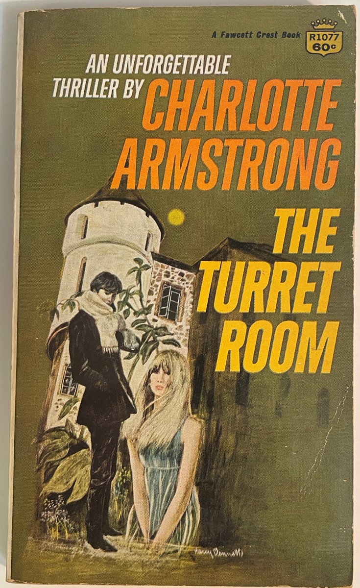 cmacfin's tweet photo. Excited to share the latest addition to my #etsy shop: The Turret Room by Charlotte Armstrong (1967 1st Crest pb - Harry Bennett Cover) https://t.co/txkv402d1D #mystery #thriller #crestbooks #charlottearmstrong #gothic #harrybennett #vintagepaperback https://t.co/AF0mRafI5i