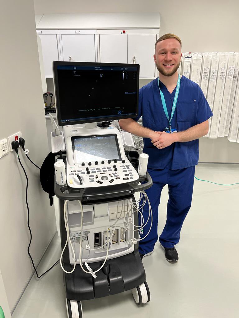 Congratulations to Matty who today found out he passed his <a href="/BSEcho/">BSEcho</a> written exam 

Matt is on the <a href="/NSHCS/">National School of Healthcare Science</a> echo training programme and is well on the way to accreditation! 

Well done 👏🏼 you’ve worked so hard!
