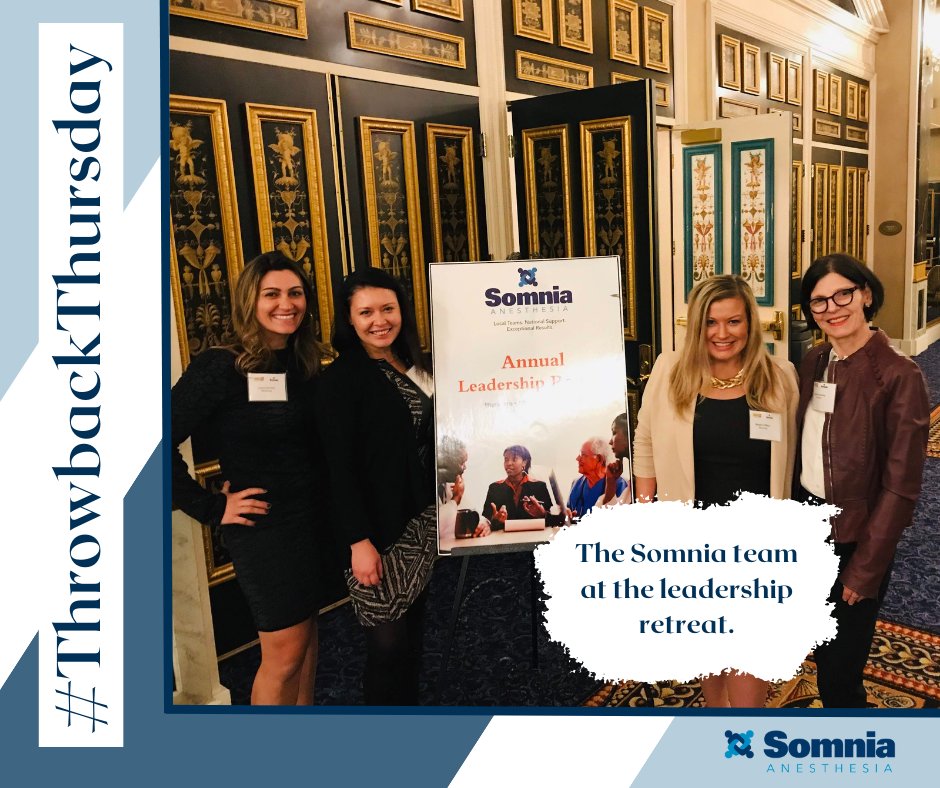SomniaInc's tweet photo. This #ThrowBackThursday features team Somnia at the leadership retreat! #TeamSomnia https://t.co/Hj6fp2s8dH