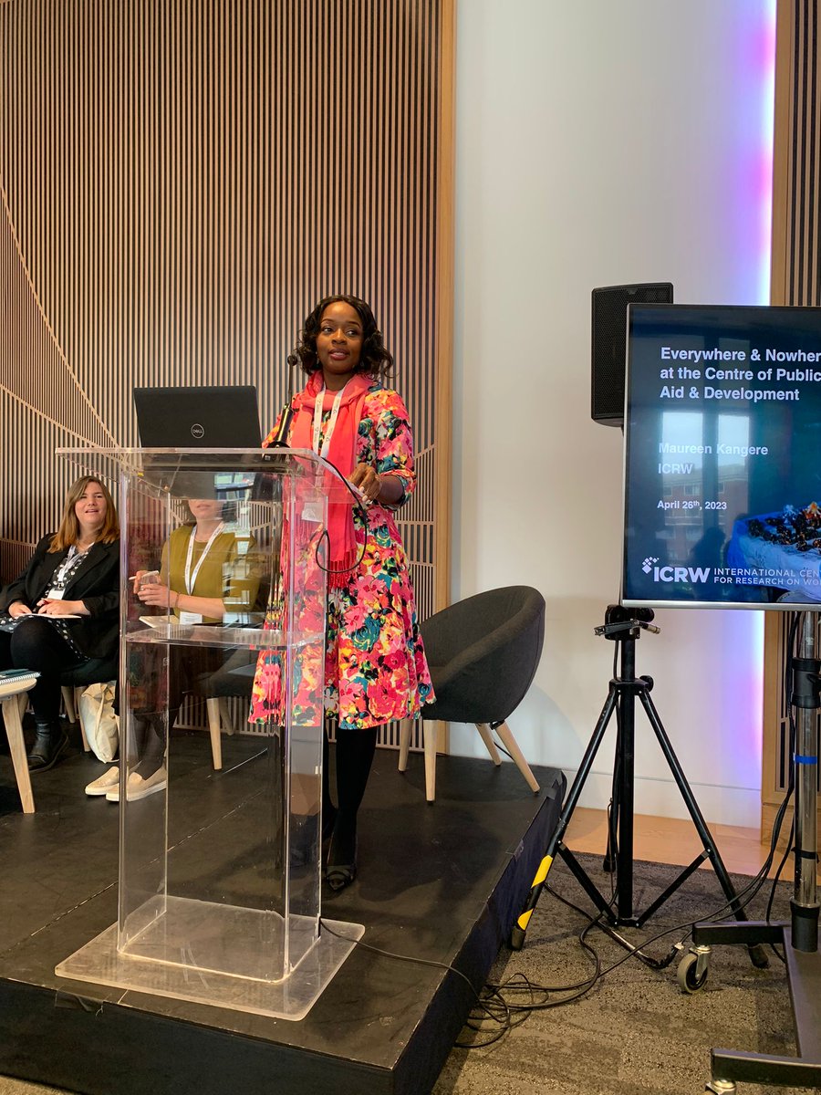 DevEngageLab's tweet image. We need to fix systems and institutions to improve gender-responsiveness, says Maureen Kangere @maureenkangere2 @ICRW &amp;amp; more programming to address inequitable #gender norms #DevEngage2023 #devcomms #globaldev