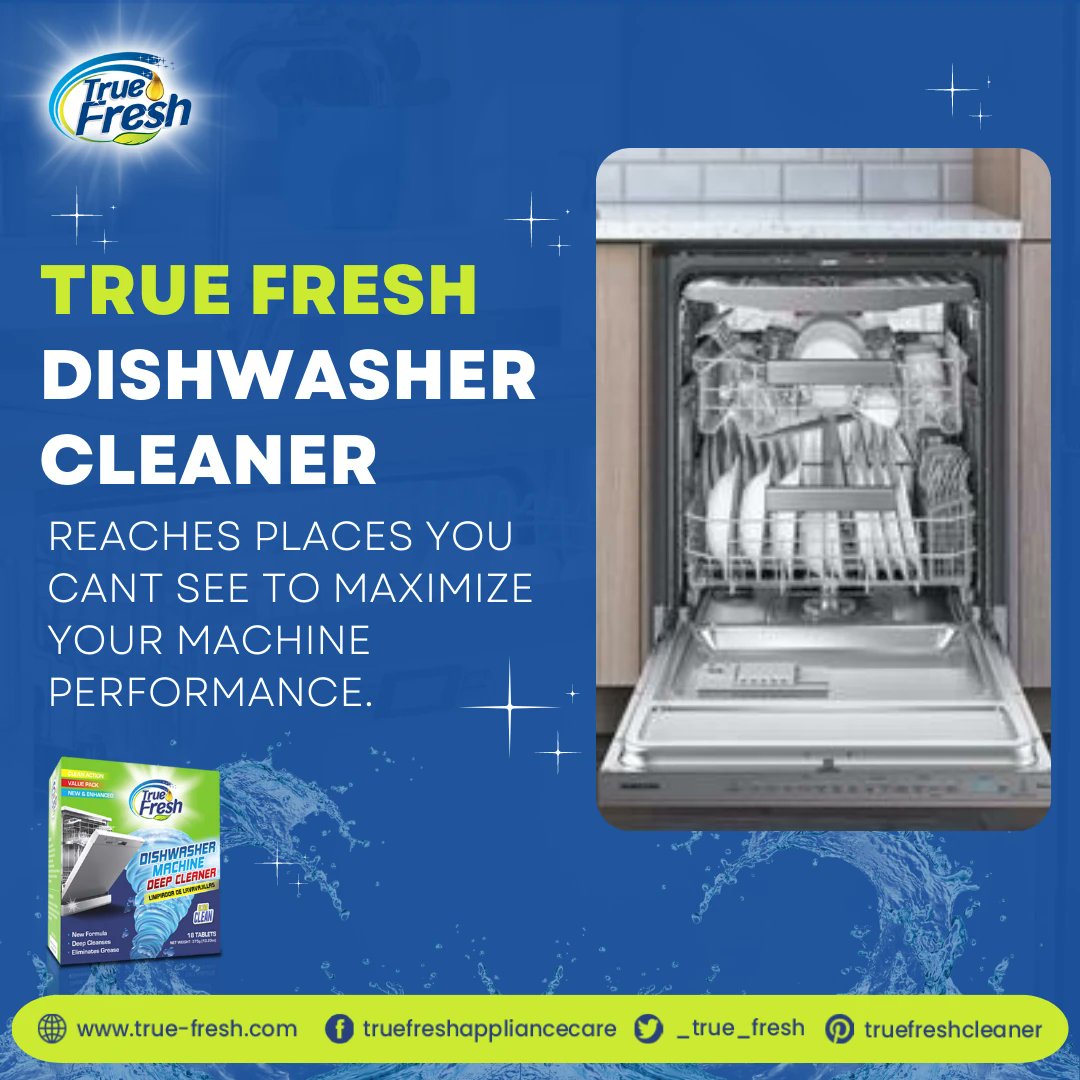 _true_fresh's tweet photo. #truefresh #cleaner #tablets #dishwasher #dishwashercleaner #appliances #cleaningroutine #cleaningmotivation #fyp https://t.co/Yd9W817Axv