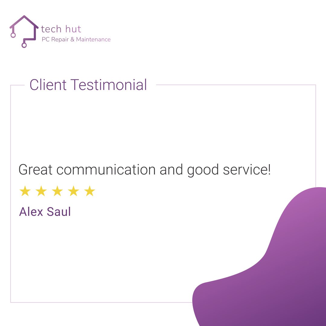 TechHut_UK's tweet image. Nothing beats the satisfaction of a job well done! 💯
Thank you for choosing us for all your repair and upgrade solutions. 💻 🔧
#customersatisfaction #pcrepairservice #positivefeedback #derby #DCFC #Rams #dcfc #techhut #tech #hut #services #techno #technology #repairservice