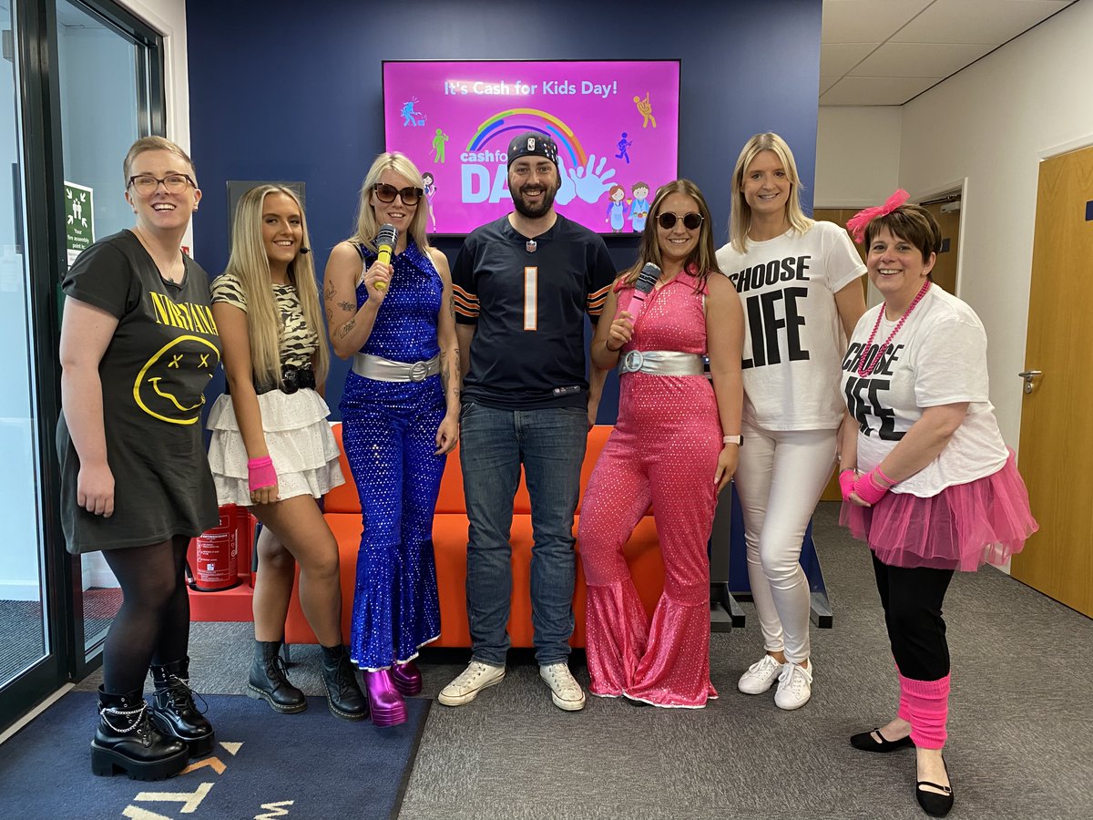 Taziker_'s tweet photo. It’s #CashForKidsDay! Today, we’re supporting  @cashforkids by taking part in ‘Dress Like a Pop Star’ and holding bake sales in our regional offices.

We hope you can appreciate our punny cakes and wonder if you can guess the pop stars who have visited our Chorley office today?🎤 https://t.co/JJCK6YIZao