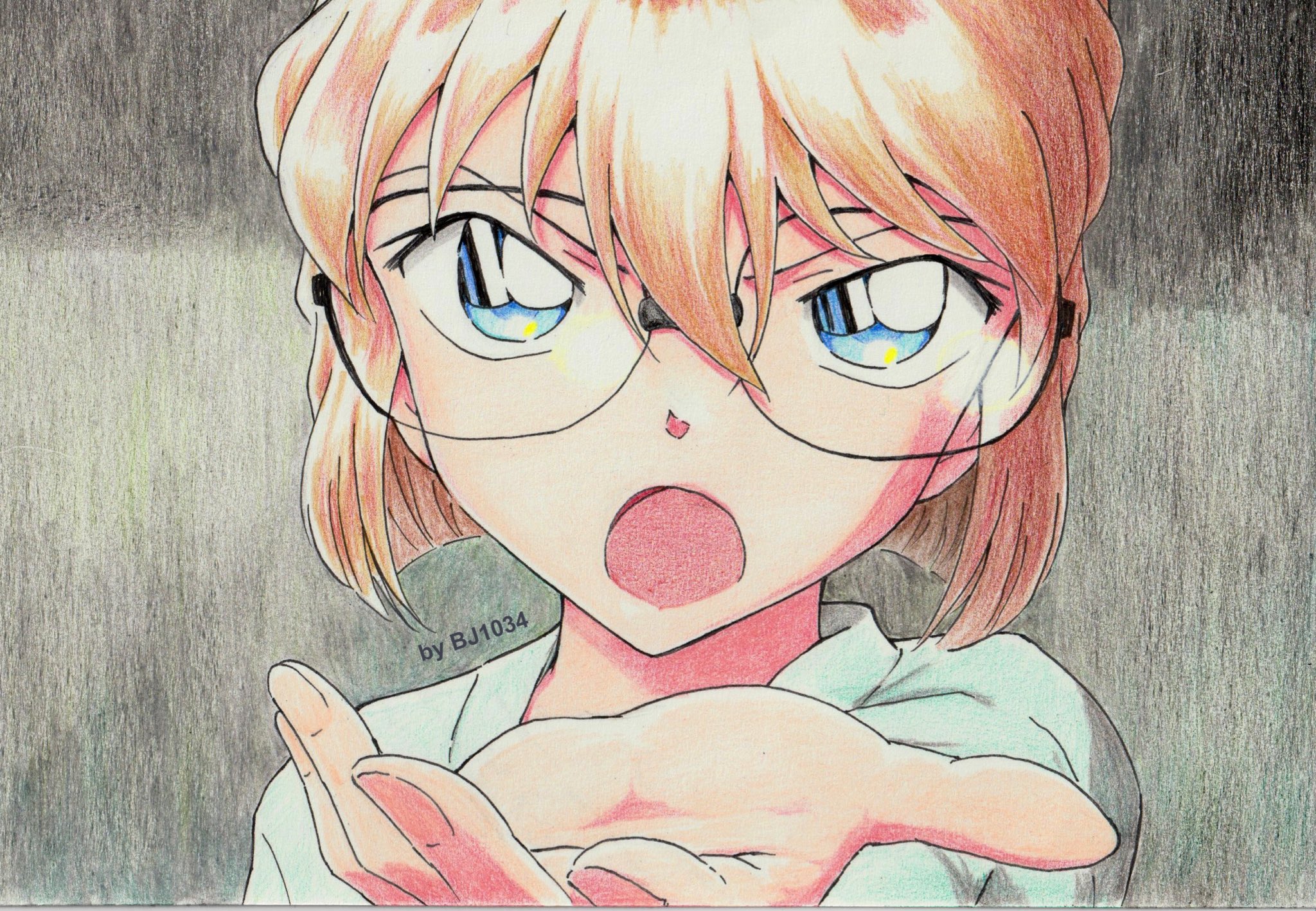 BJ1034🐳色鉛筆でコナンイラスト描いてます on X: 