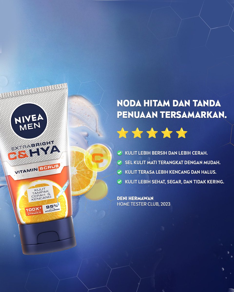 NIVEA MEN Indonesia on Twitter "Cuci muka pake NIVEA MEN Vitamin Scrub