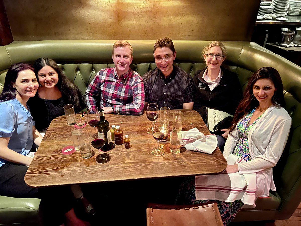 Fun times <a href="/UNCRadiology/">UNC Radiology</a> dinner at #AUR23. @AURtweet