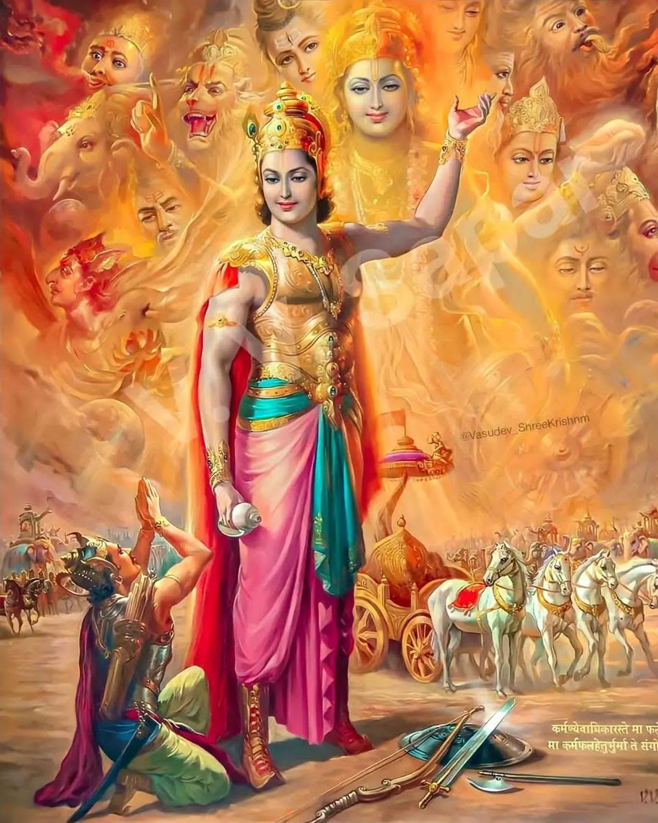 akka_vinay's tweet photo. Surrender The Supreme 💙❤️ https://t.co/dG2FRMa9Qb