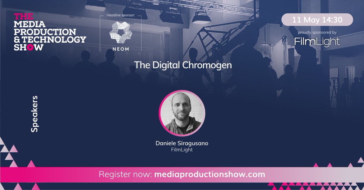 mpts_london's tweet photo. Sponsored by @FilmLight, Daniele Siragusano explains the motivation behind their new look development framework, “#Chromogen".
See the #MPTS2023 programme at: https://t.co/m014WR4EFK https://t.co/gYDGJFAy6m