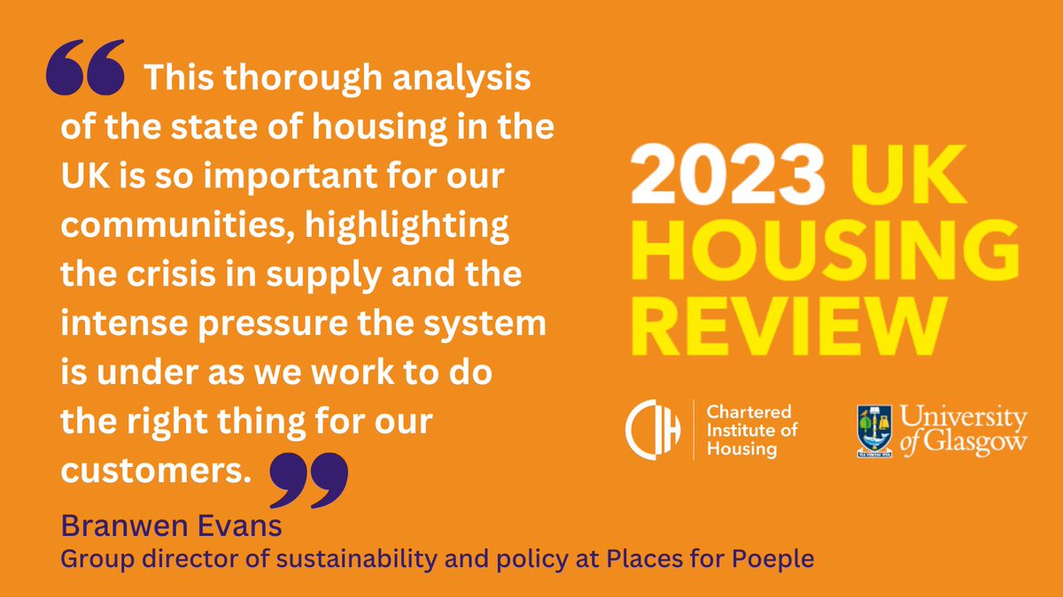 #UKHR sponsor @placesforpeople discuss why housing organisations need to take note of the UK Housing Review in this new blog. You can read the blog here 📖👉bit.ly/3oNqJoE 🌟CIH members download your FREE copy of the UKHR 👉bit.ly/UKHR23CIHmember #ukhousing