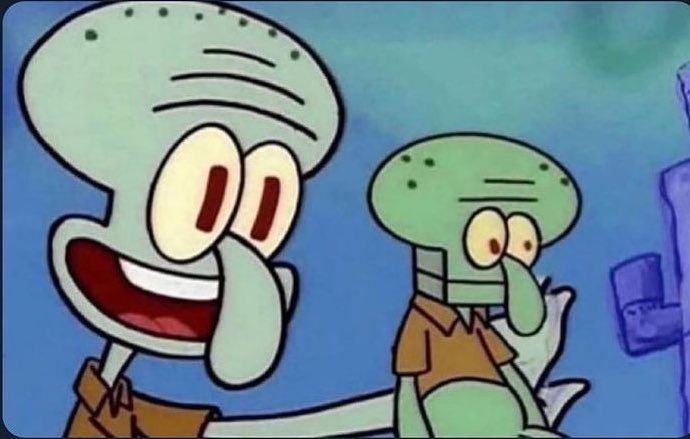 me holding my pet up to the mirror saying "look it's u"