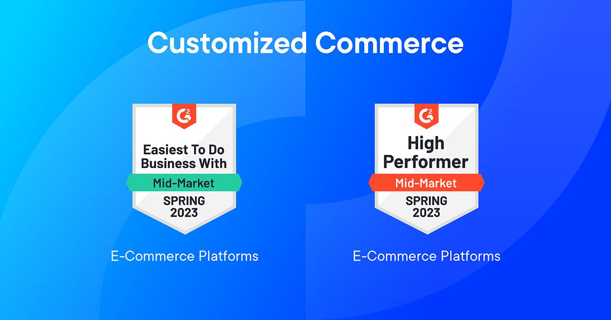 Optimizely Customized Commerce has been recognized as a leader in two categories in G2’s Spring 2023 reports! 🎉

If you're already an Optimizely user, leave us a review and G2 will donate $10 to Girls Who Code: ow.ly/nX8250NVVXP