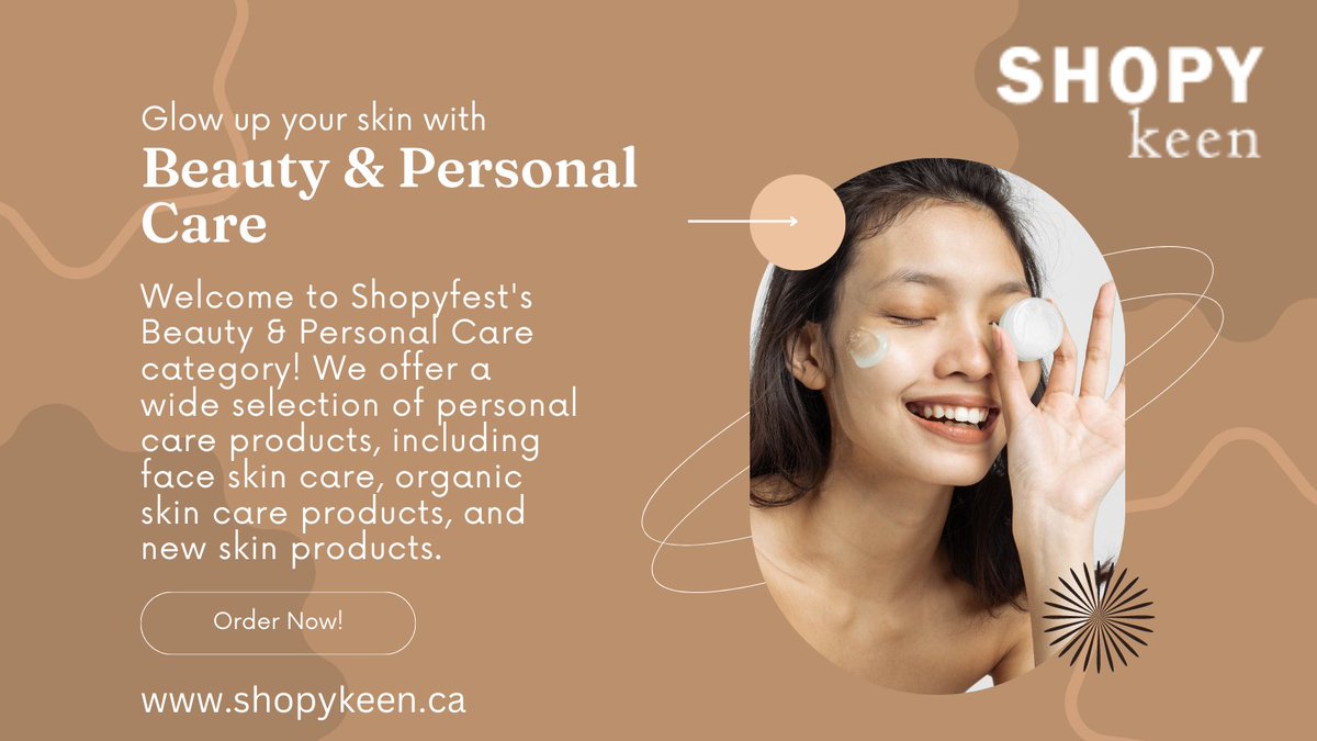 Welcome to Shopyfest's Beauty & Personal Care category .

Shop Now - shopykeen.ca/category/beaut…

#beautyessentials
#selfcareproducts
#skincareproducts
#makeuplovers
#organicbeauty
#beautydeals
#affordablebeauty
#beautyaddicts
#makeupaccessories
#beautyproductsonline