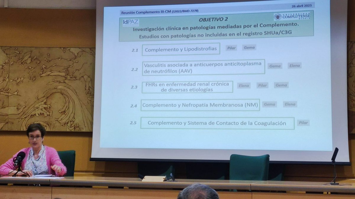 CIBERER_U754's tweet image. “Complemento III-CM: Complemento en Salud y enfermedad”. Pilar Sánchez Corral del @IdiPAZScience y @ciberer U754 nos da más datos sobre el proyecto. @CSIC @ashua_spain @SEinmunologia @FEDER_ONG @NoInvisibles @SOMANEorg