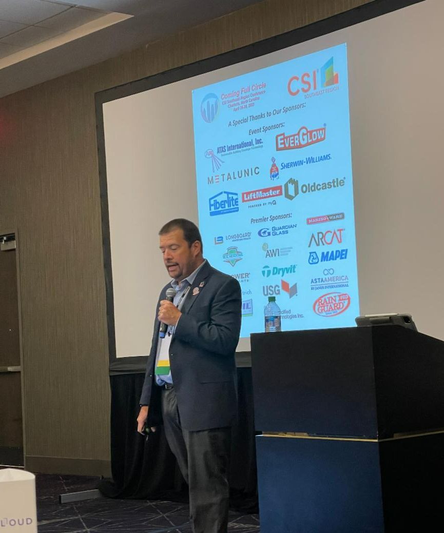 CSISERegion's tweet image. Thank you, Glenn, for the warm intro to Conference Day 1 of #CSISERCON2023! On deck with opening remarks, CSI National Chair @CamFeatherstonhaugh 

#CSISERCON2023 #Charlotte #NC #leadership #education #networking #visionaires #builders #thinkers #doers