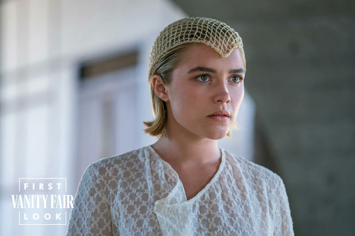 First look at Florence Pugh as Princess Irulan in DUNE Part Two. #DunePartTwo
