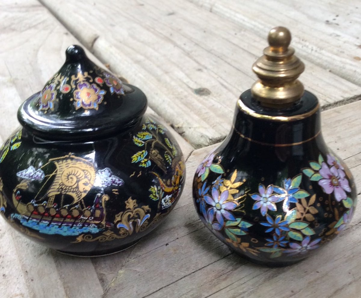 CA$39.00
Vintage Greek Porcelain Perfume Bottles ON SALE #MiniaturePerfumePots #PerfumeOil #SolidPerfume #vintageperfume #perfumepots #Mothersdaygifts Vintage Vigo Etsy #etsyshop #etsyvintagesellers #etsyvintage #vintagegifts