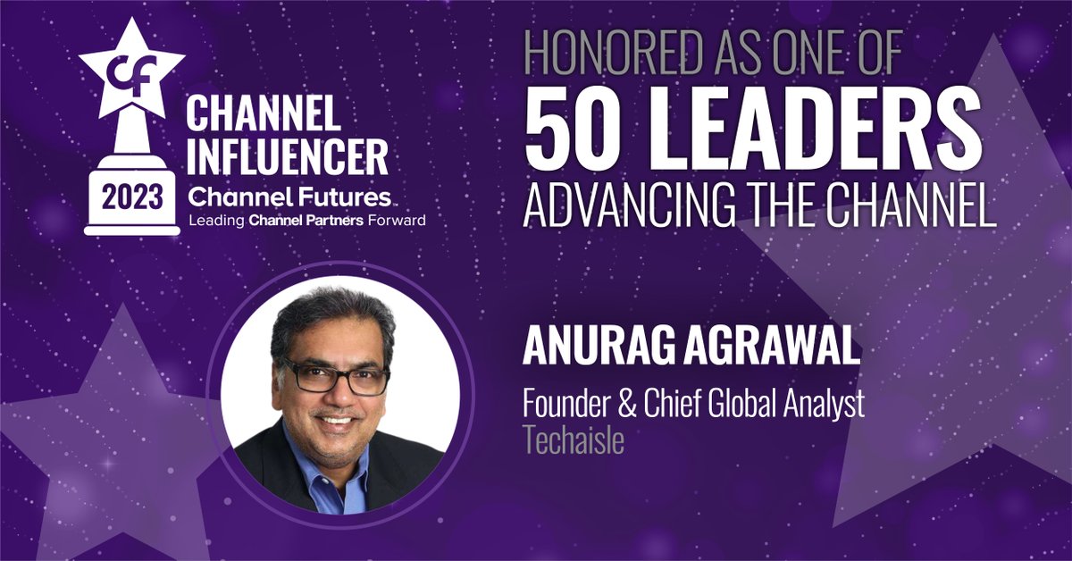 Channel_Expo's tweet image. Today we celebrate ⭐ @AnuragTechaisle, one of our 50 #ChannelInfluencers of 2023 - celebrating leaders driving growth and innovation in the #technologychannel &amp;gt;&amp;gt; spr.ly/60153NH0Z