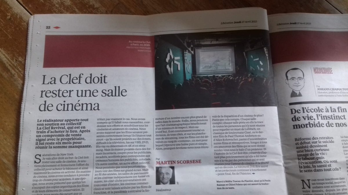 LaClefRevival's tweet photo. On est aussi dans l'édition papier de Libération !

Pour nous soutenir, c'est par ici 👉 https://t.co/BrjegkEP05 https://t.co/4QUu30XI2l
