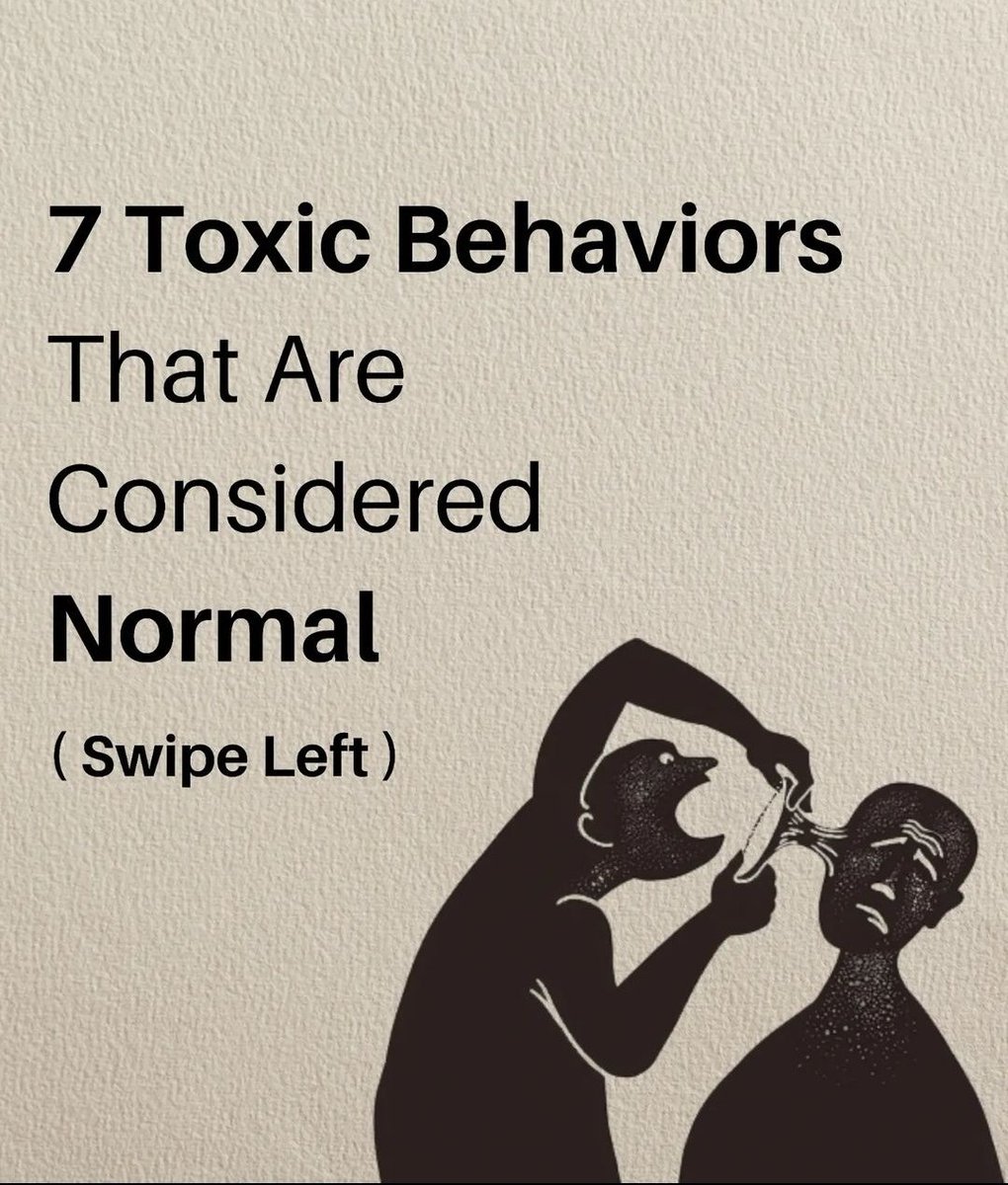 _FalconThoughts's tweet photo. 7 Toxic Behavior that are considered NORMAL https://t.co/hOTDHWcelS