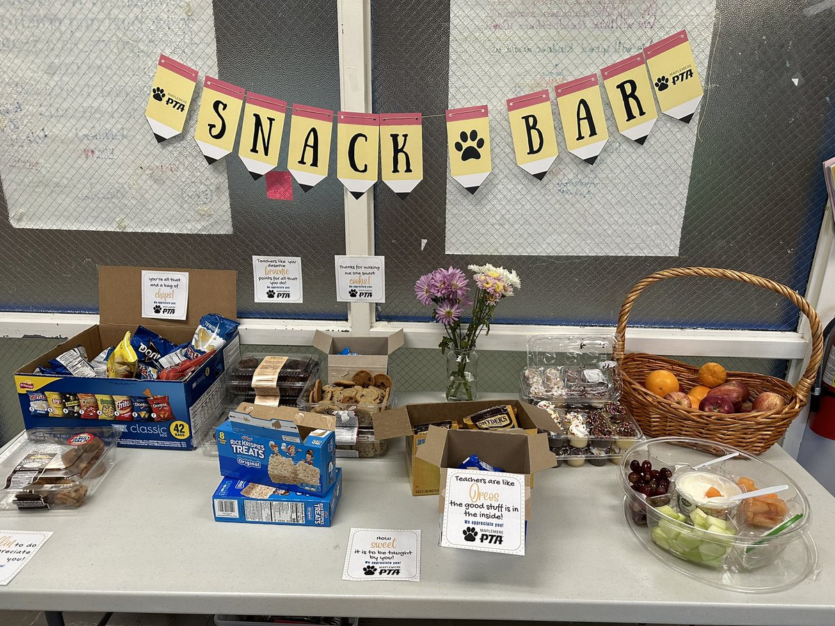 Feeling so appreciated and spoiled by <a href="/MaplemerePTA/">Maplemere PTA</a> 💙💛