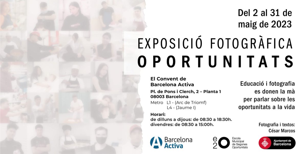 Escola Municipal de Segones Oportunitats de BCN tweet media