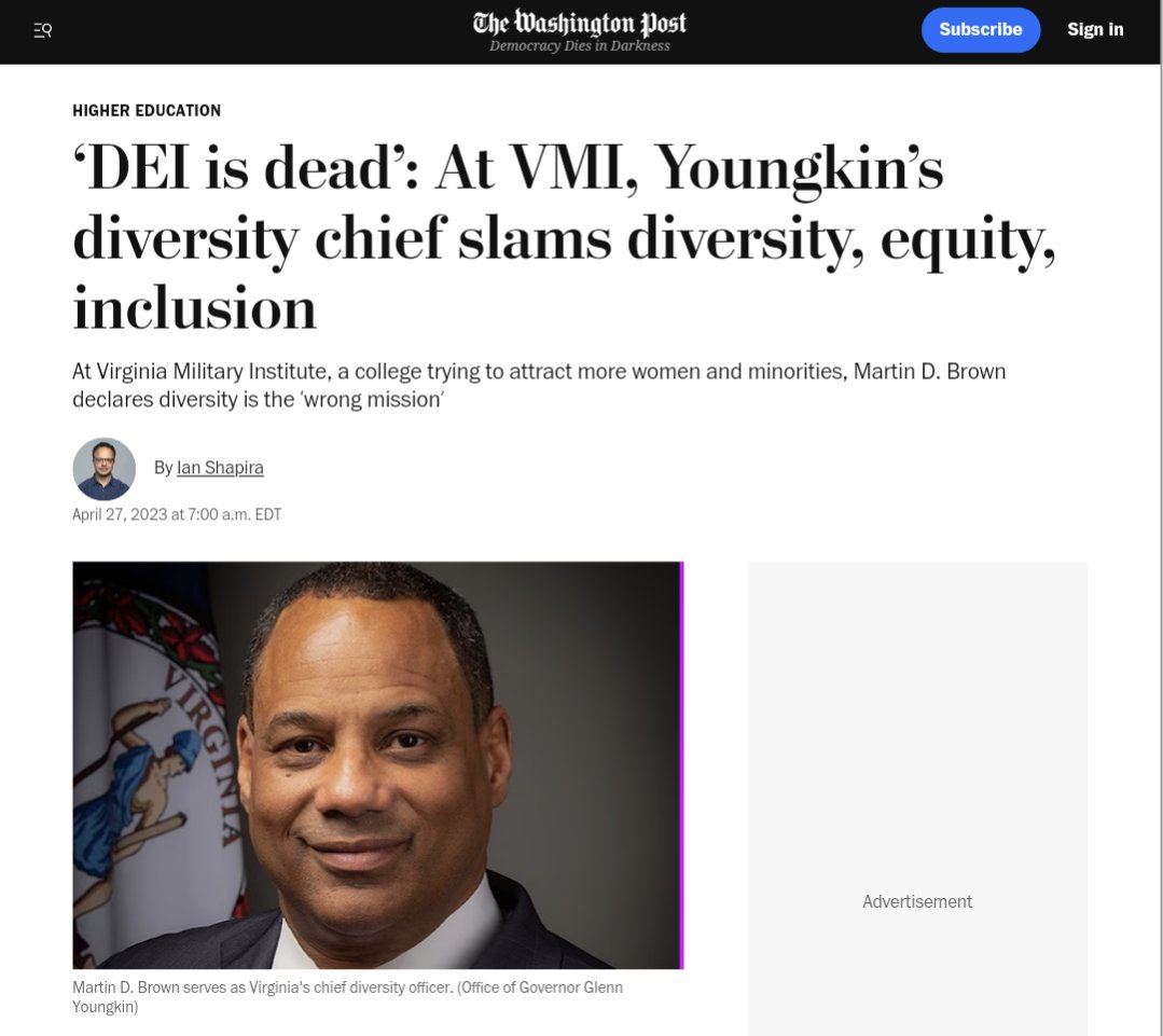 Christopher F. Rufo ⚔️ on Twitter "Youngkin administration says "DEI