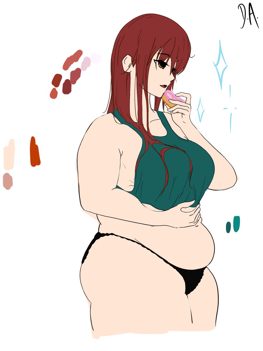 _Domino_Effect's tweet photo. A work in progress of Makima from Chainsaw Man #fanart #chubbygirl https://t.co/driannOYpX
