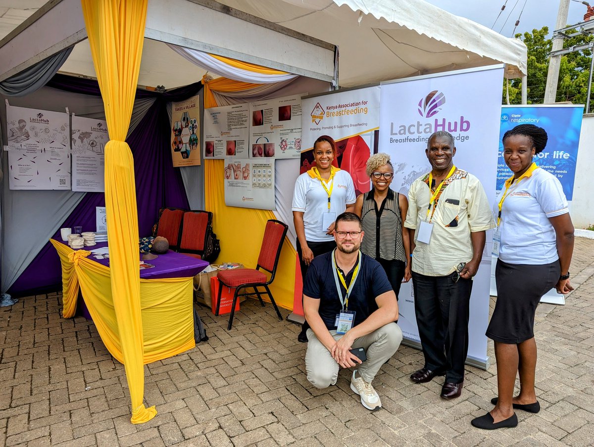 Josie_W_M's tweet image. We&apos;re representing @BreastfeedingKE  w/ #LactaHub at the @Kenyapaeds Conference.  I&apos;ve enjoyed speaking w/ paediatricians + other health professionals who have a strong passion for protecting, promoting and supporting breastfeeding! 
#StepUpForBreastfeeding #EducateAndSupport