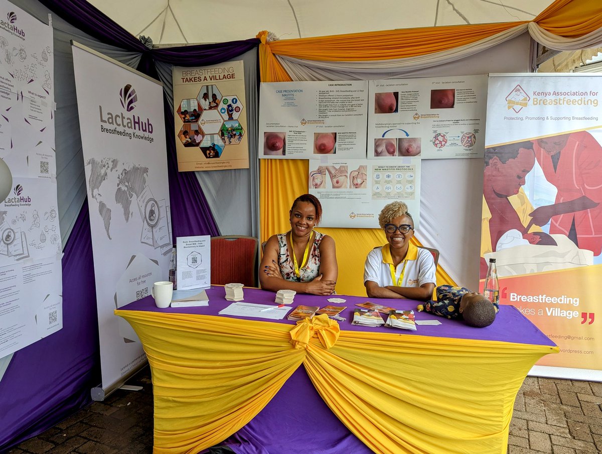Josie_W_M's tweet image. We&apos;re representing @BreastfeedingKE  w/ #LactaHub at the @Kenyapaeds Conference.  I&apos;ve enjoyed speaking w/ paediatricians + other health professionals who have a strong passion for protecting, promoting and supporting breastfeeding! 
#StepUpForBreastfeeding #EducateAndSupport