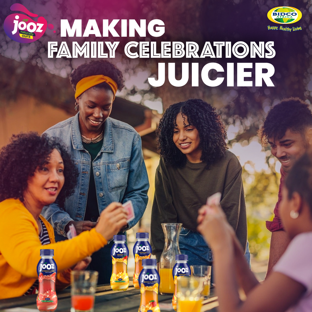 bidco_beverages's tweet photo. Bringing the sweetness of togetherness to every family gathering. Grab a Jooz for a family fun time!
#Healthy #Juicy #Fruity #FruitJuice #StayHydrated #Juice
#natural https://t.co/krU2H0UbW1