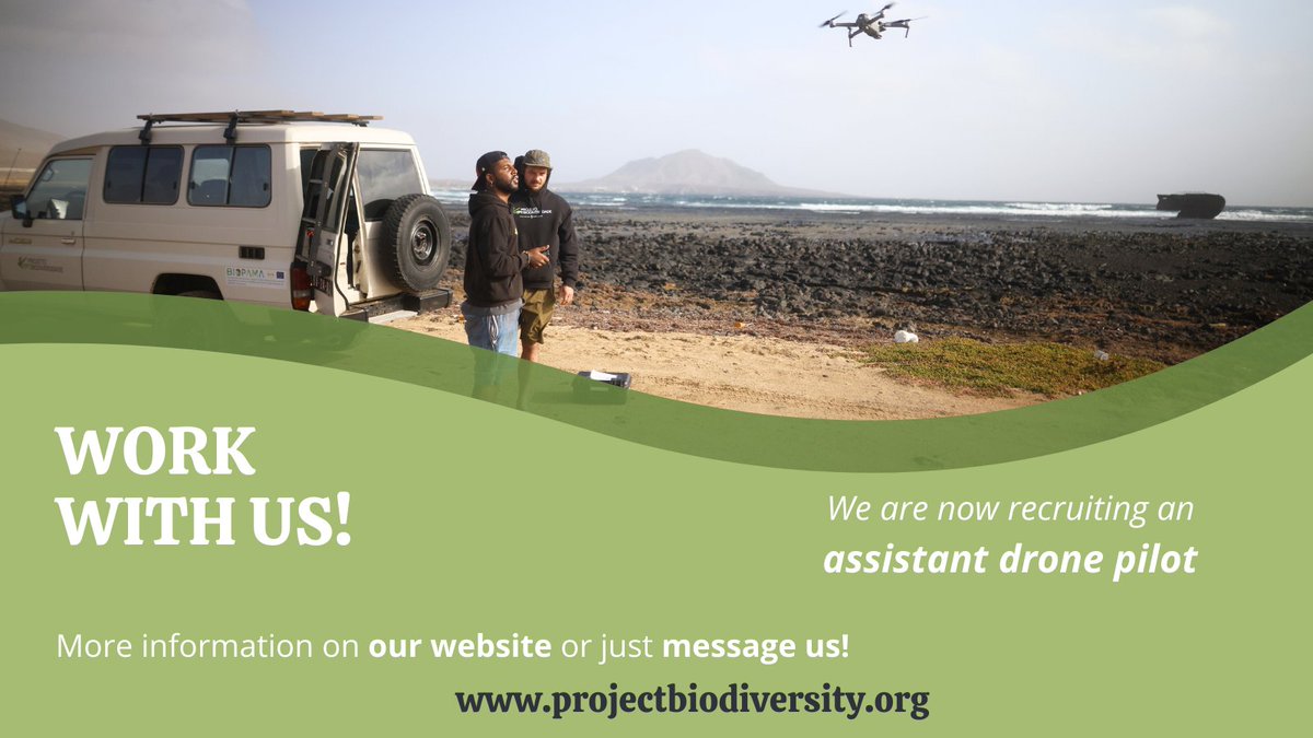 Please RT!

The position is ideal for #candidates experienced in piloting #drones that have an interest in #conservation. Based on our field camp, you'll strengthen your piloting skills whilst learning about #seaturtle #conservation practices!
#drone #uav #uas #marineconservation