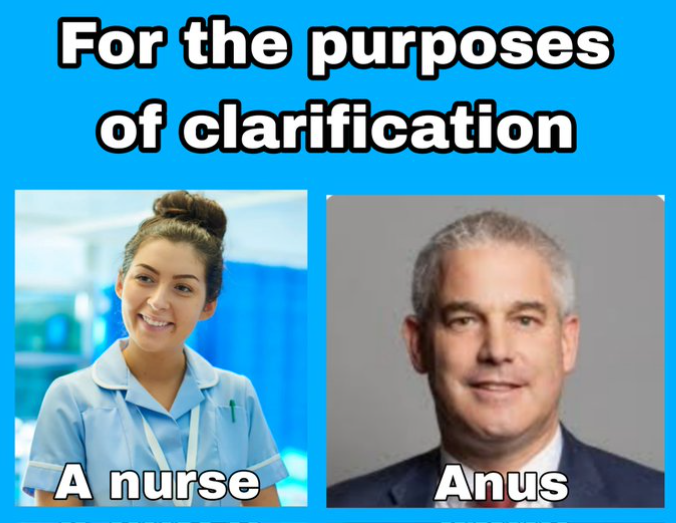 LeeMogan42's tweet photo. @SteveBarclay @theRCN https://t.co/pmVSNU9xQl