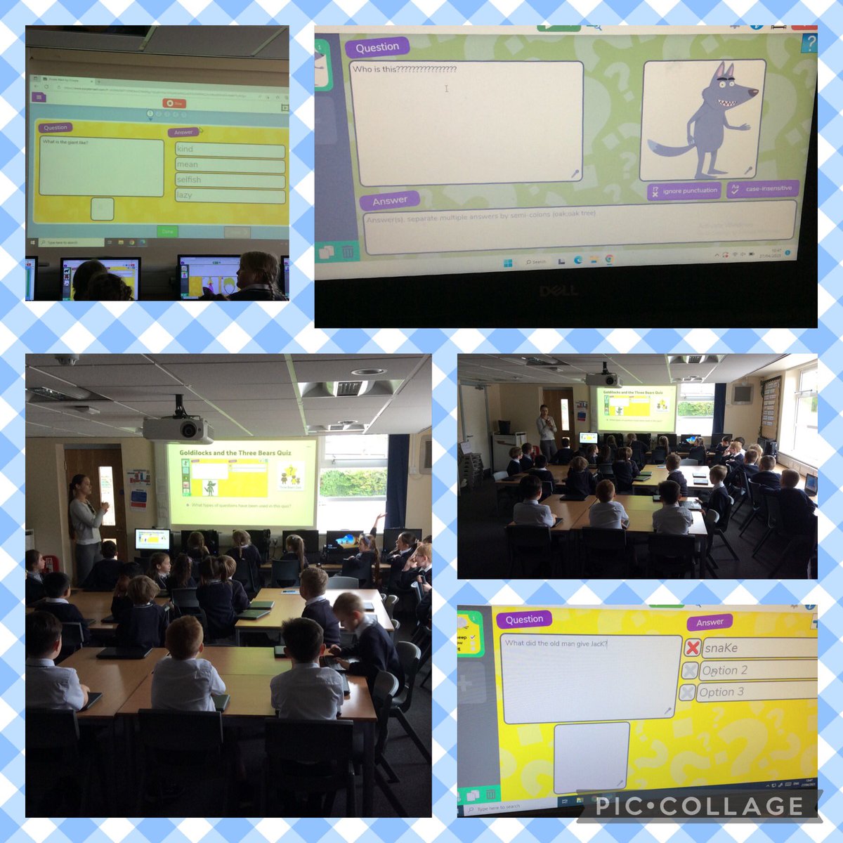 FPS_2_SuperDino's tweet image. An exciting computing lesson where we have been creating our own quiz based on a fairytale of choice. We used multiple choice and true or false, and came up with some fabulous questions! #fpscomputing