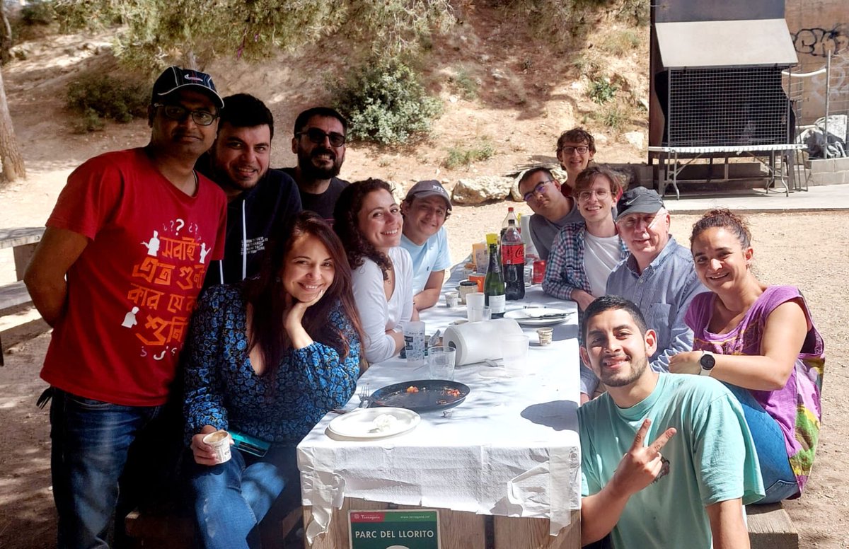 Enjoying Chemistry in the sun! #teambuilding