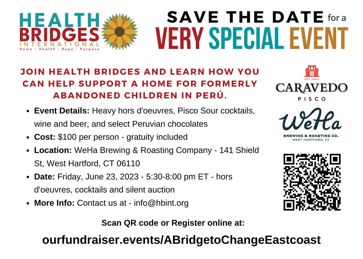 We are having our first east-coast fundraiser event on June 23, 2023 - mailchi.mp/hbint.org/we-a…