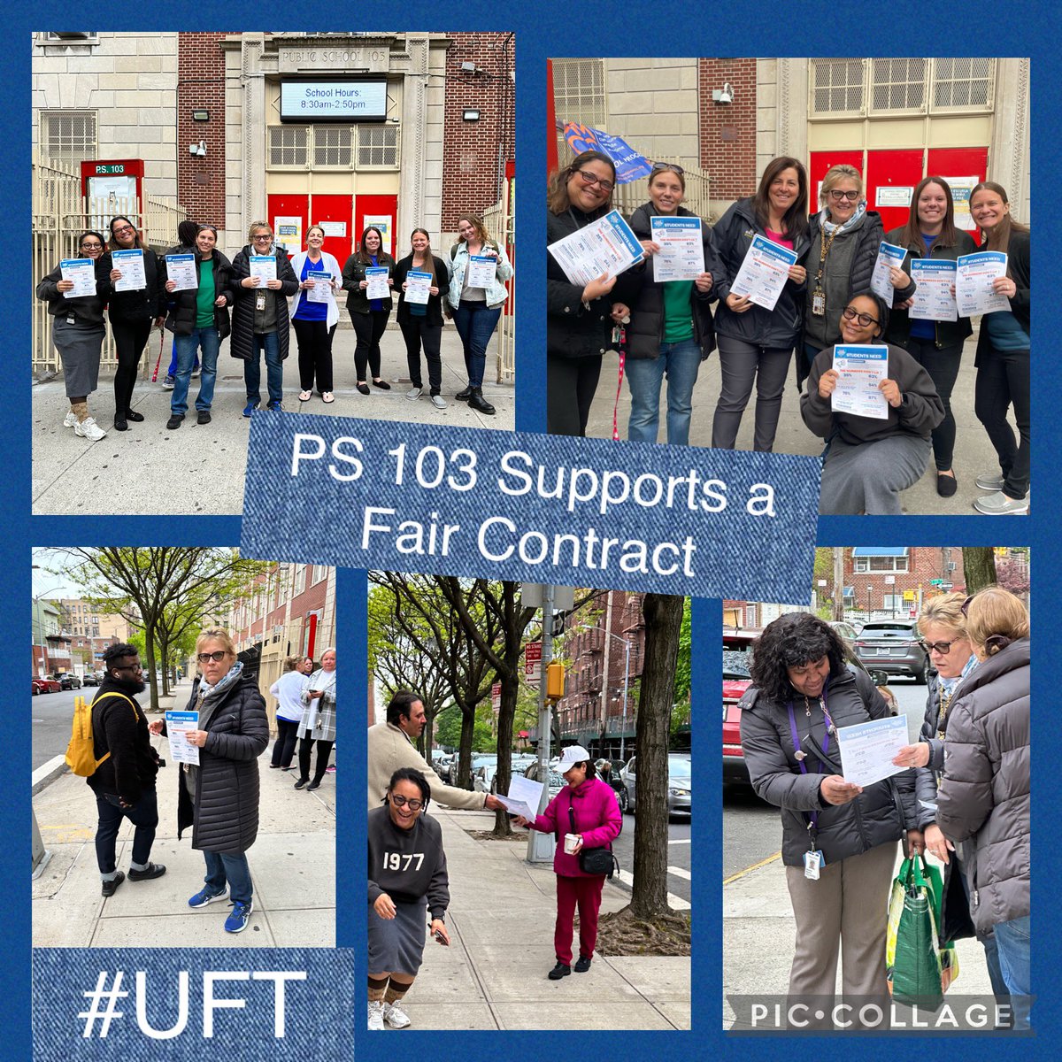 ps103x's tweet photo. #uftfaircontractnow @UFT @District11BX https://t.co/VhLATrGa9e