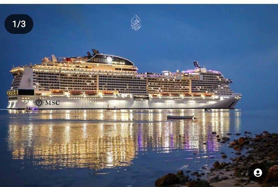 openmarkat's tweet image. تعد هذه السفينة السياحية الجديدة واحدة من أكبر سفن أسطول ام اس سي كروز🛥
أبحر مع ام اس سي، بلسيما في تجربة لا تنسى😍
#كروز_السعودية 
#أبحر_على_هواك