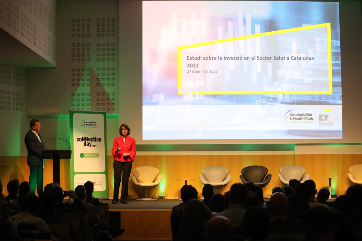 CataloniaHealth's tweet photo. 🟢 Today we presented the 'Study on investment in the Life Sciences and Healthcare industry', together with @EYnews 

The study compiles key indicators and provides a business #investment analysis of the sector.  

⬇️You can download it here https://t.co/fJqut1SiRz https://t.co/1hjf9PXvqd
