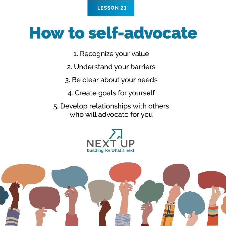 Your students can build self-advocacy skills with these NextUp lessons. #transition #specialeducation #specialed #sped #wioa #preets #employment #vocationalrehabilitation #vocrehab - mailchi.mp/transitioncurr…