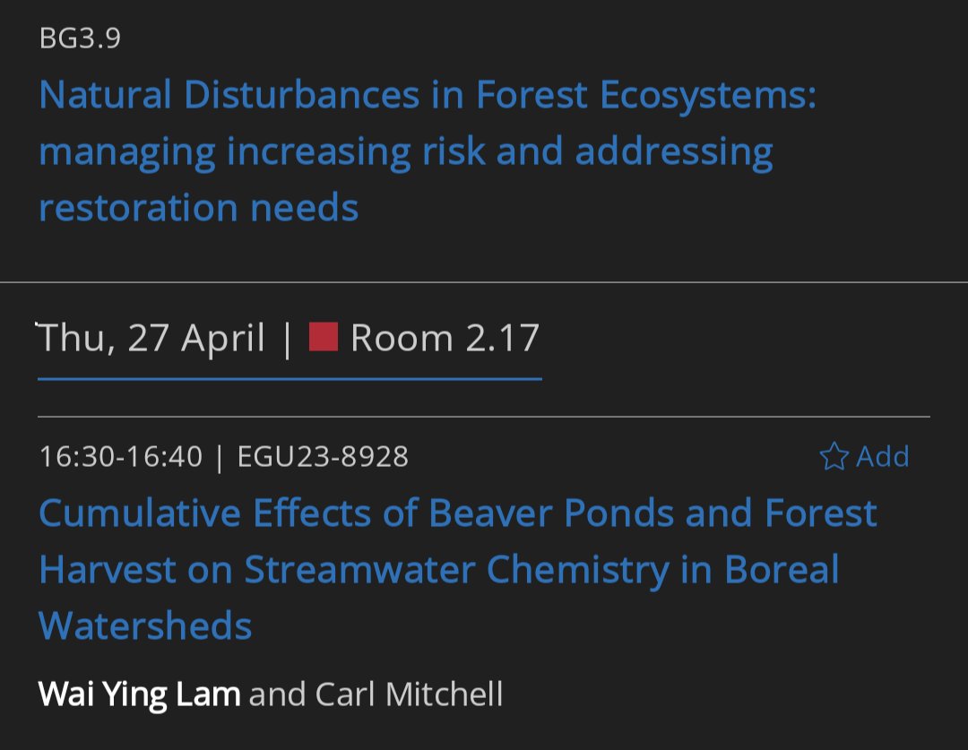 If you're still looking to fill up your afternoon at #EGU23 , I know there'll be a cool talk in room 2.17 at 16:30 👍