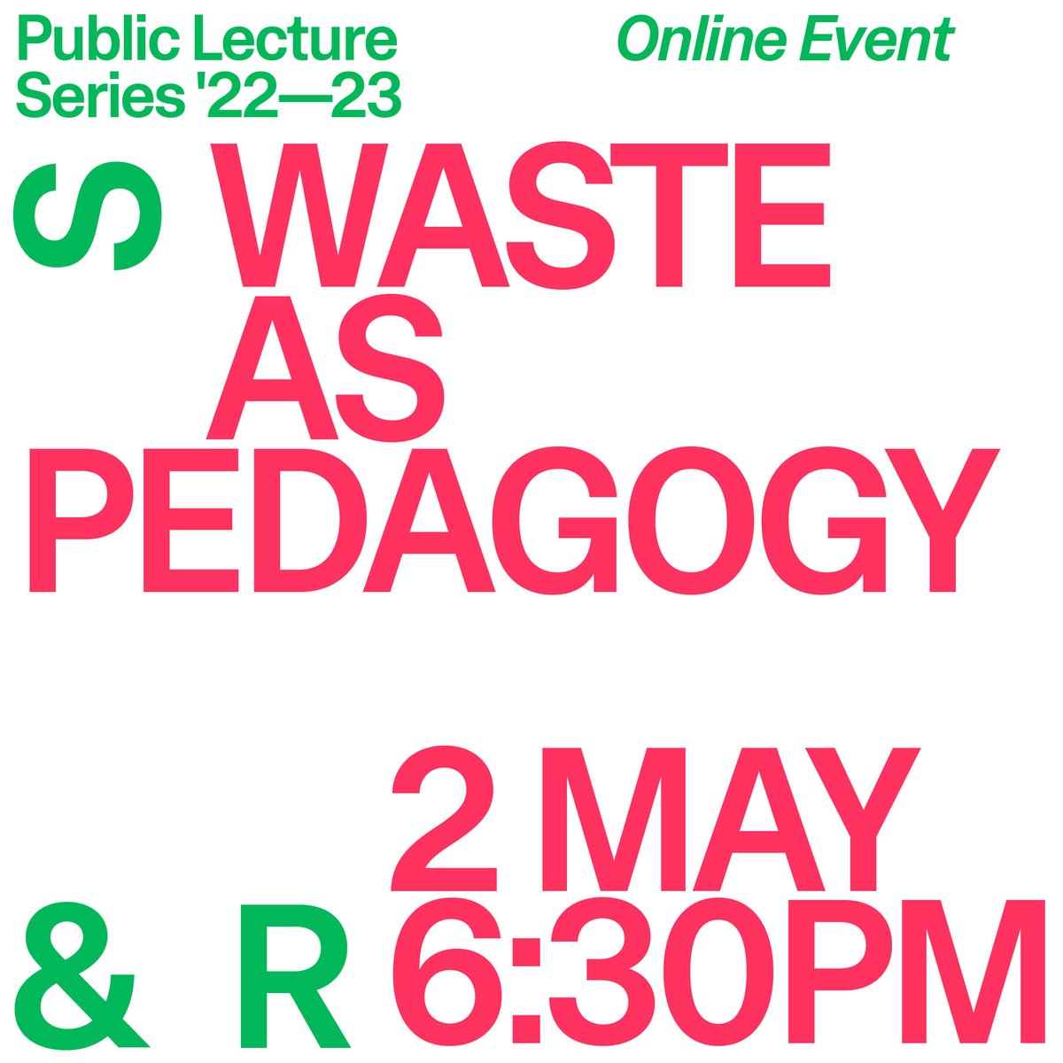 🗑️ What can the politics of waste tell us about our built environment? Join @RCAarchitecture with speakers Marco Armiero (President of @esehtweets) and @justinmcguirk (Chief Curator, @DesignMuseum) online on 2 May. Book now ➡️ bit.ly/3VefAti