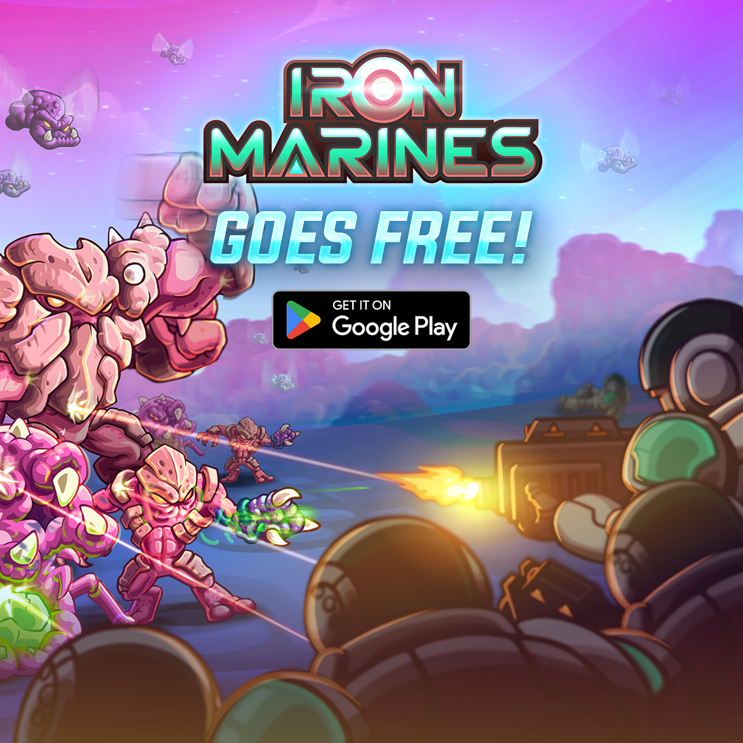 IRON MARINES GOES FREE ON GOOGLE PLAY! - Ironhide Game Studio