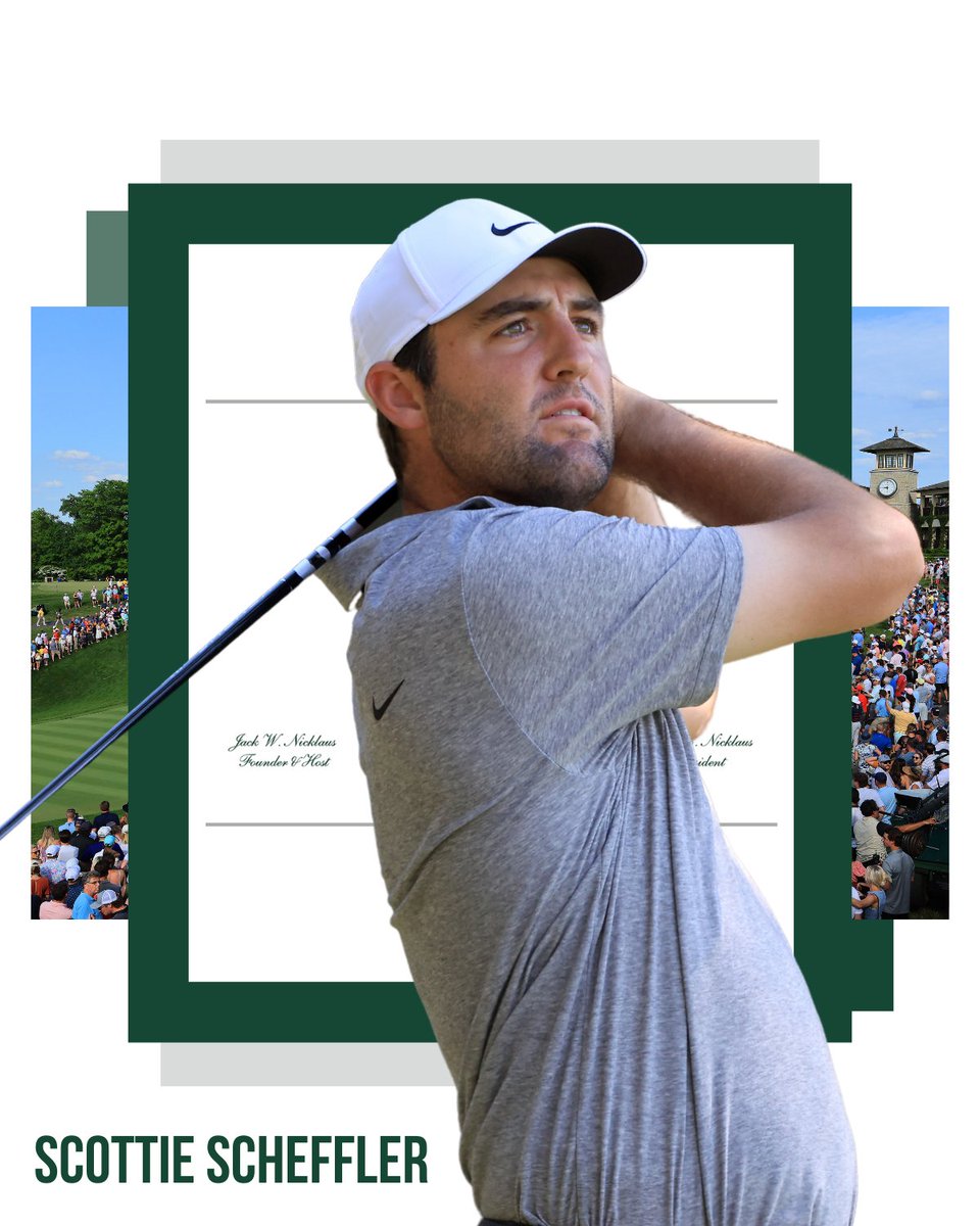 The 2022 Masters Champion &amp; 2023 @THEPLAYERSChamp Scottie Scheffler will be teeing it up at this year's #theMemorial Tournament