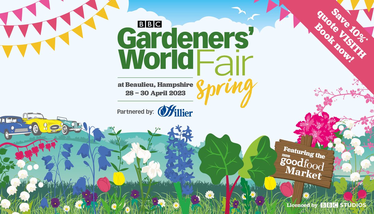 The BBC Gardeners’ World Spring Fair takes place this weekend @Beaulieu_Hants and you can get 10% off Friday and Sunday ticket prices with the code VISITH 🌸 Book now 👉 beaulieu.co.uk/events/bbc-gar…